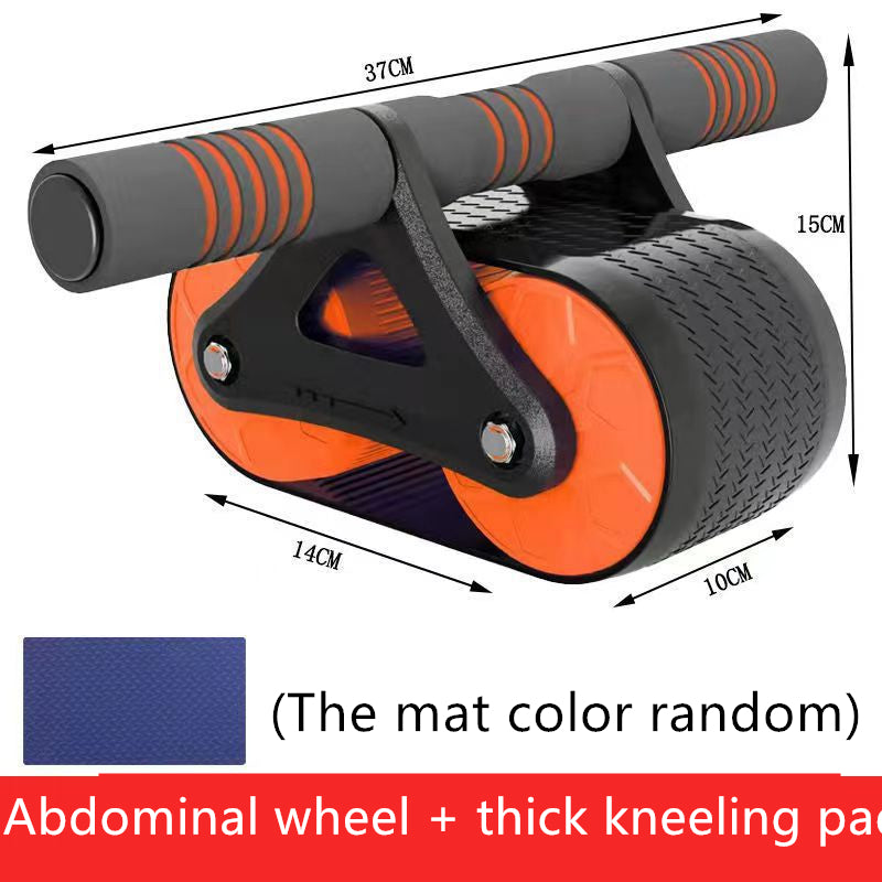 Automatic Rebound Abdominal Wheel Roller Double Wheel Core Workout Trainer for Home Gym Stability - Impact Core Fitness
