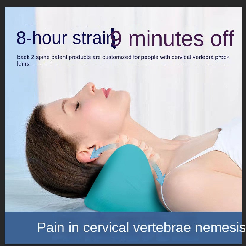 Cervical Spine Massage Pillow Gravity Acupressure Neck Massager Orthopedic Shoulder Relaxer & Traction Corrector - Impact Core Fitness