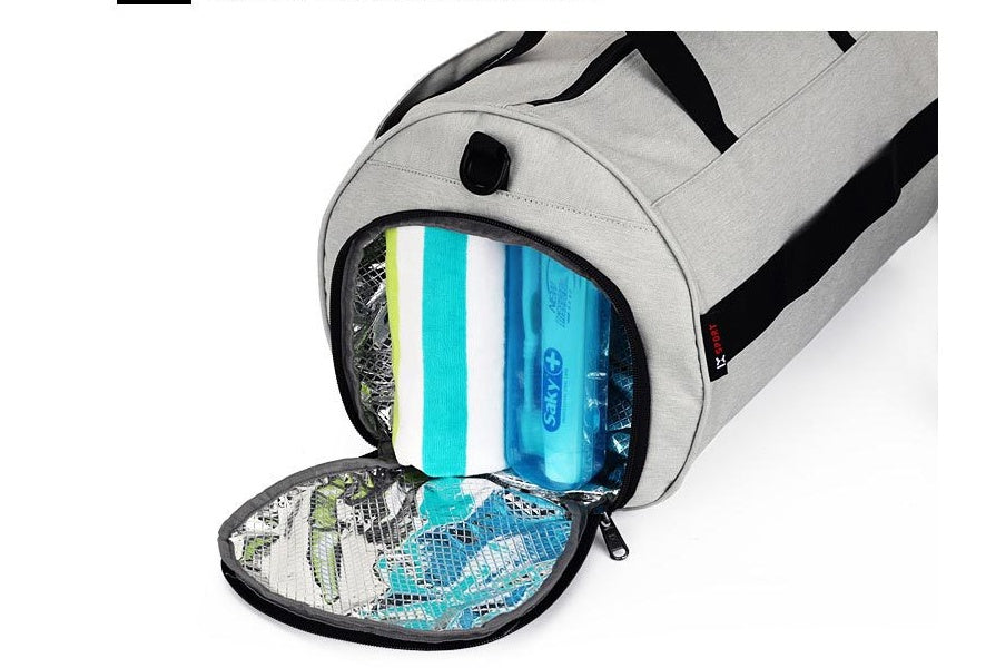 Smart Gym & Travel Duffel Bag With Shoe Compartment & Wet Pocket