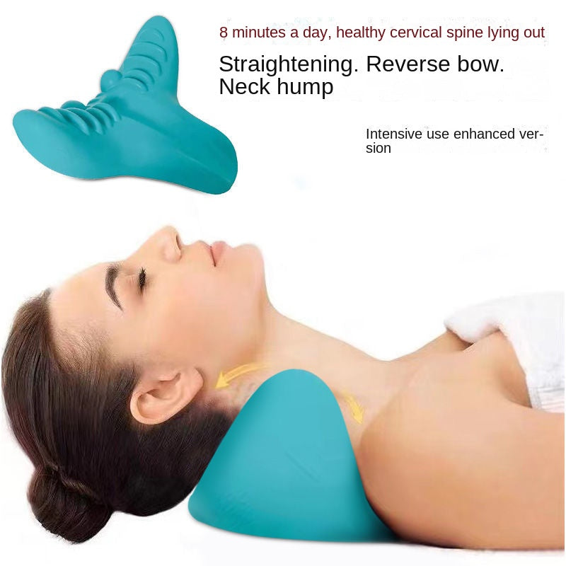 Cervical Spine Massage Pillow Gravity Acupressure Neck Massager Orthopedic Shoulder Relaxer & Traction Corrector - Impact Core Fitness