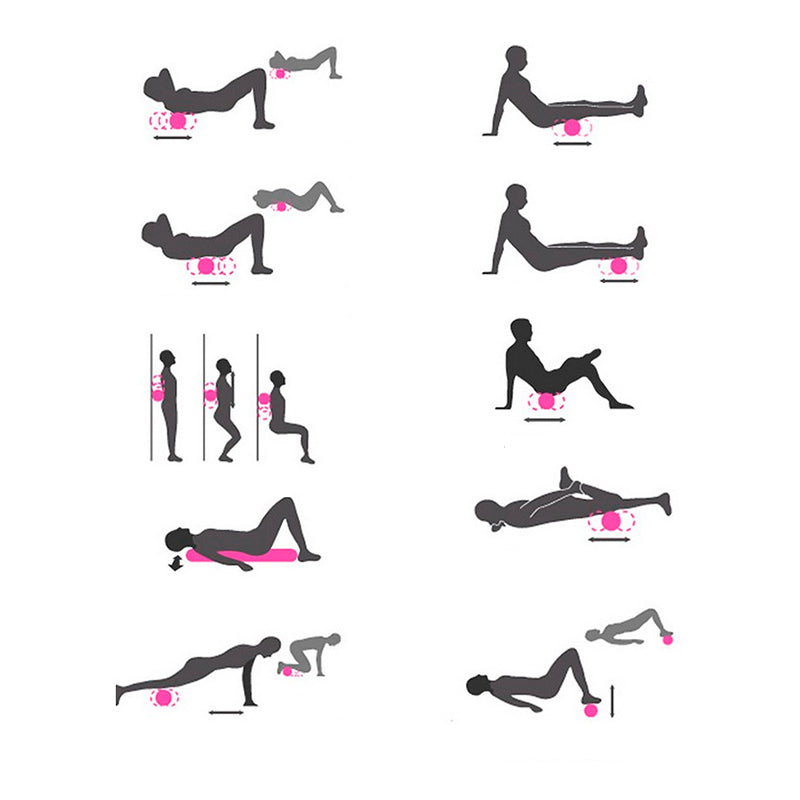 High-Density Yoga Foam Roller Trigger Point Deep Tissue Massager Orthopedic Muscle Roller for Recovery - Impact Core Fitness
