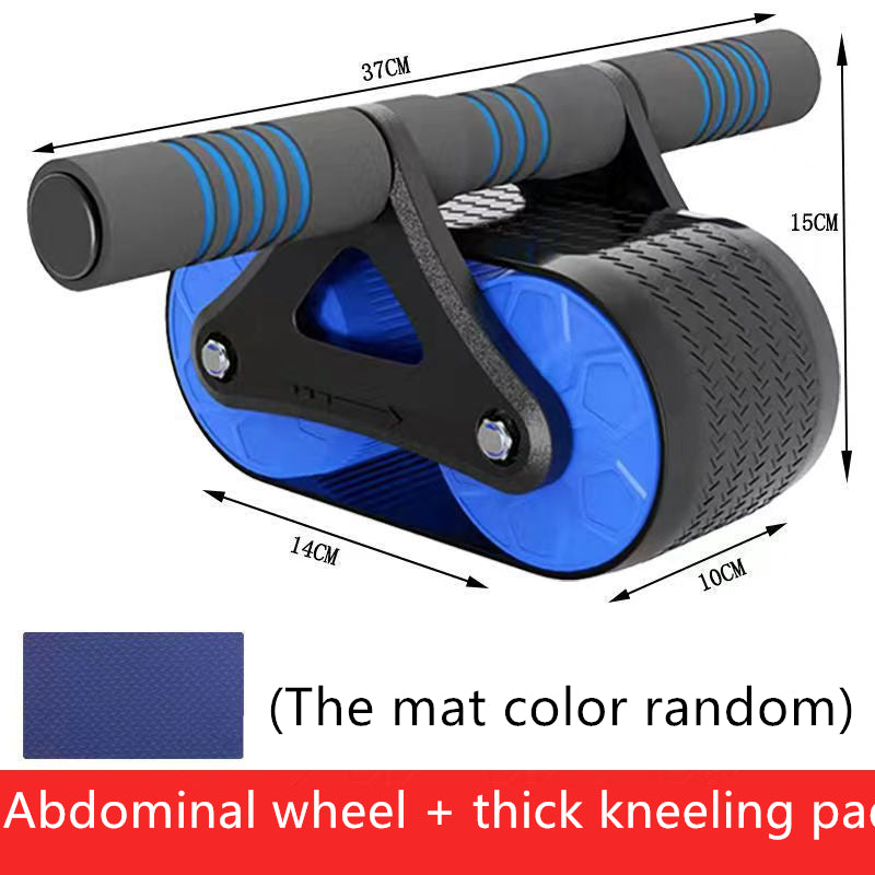 Automatic Rebound Abdominal Wheel Roller Double Wheel Core Workout Trainer for Home Gym Stability - Impact Core Fitness