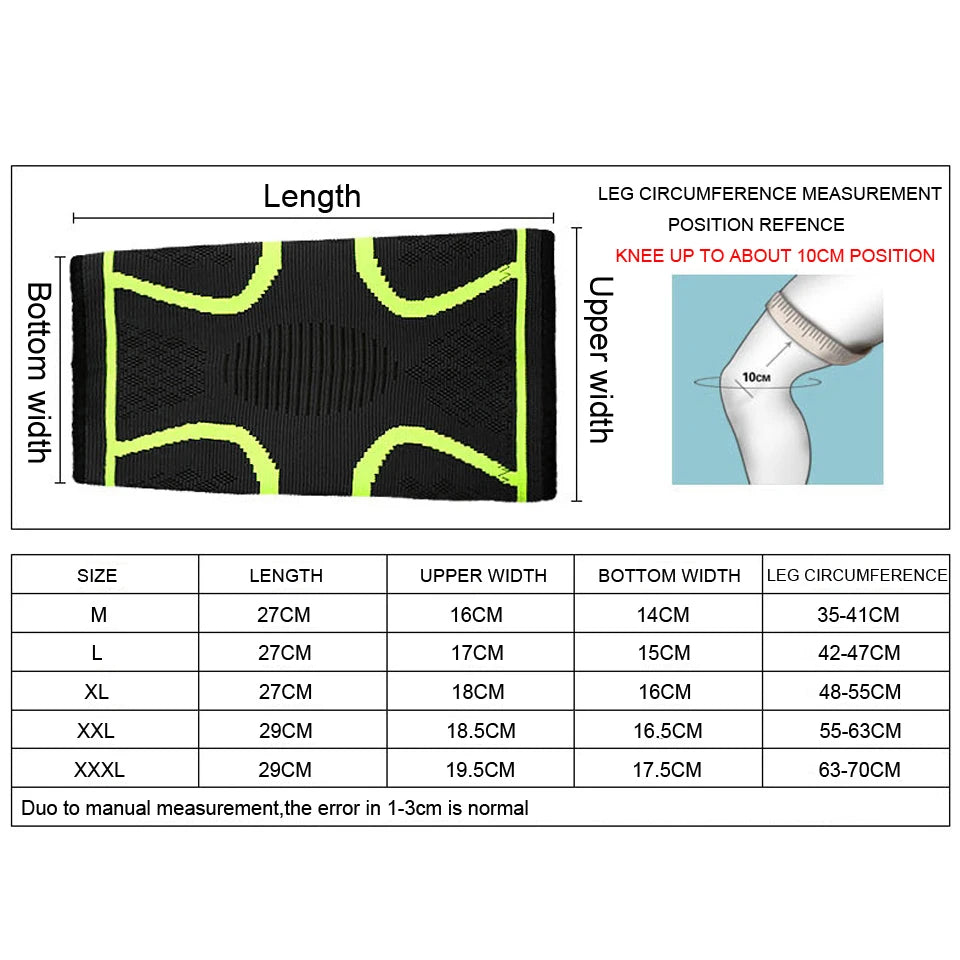 1PC Compression Knee Sleeve Sports Brace for Running, Gym & Pain Relief - Impact Core Fitness