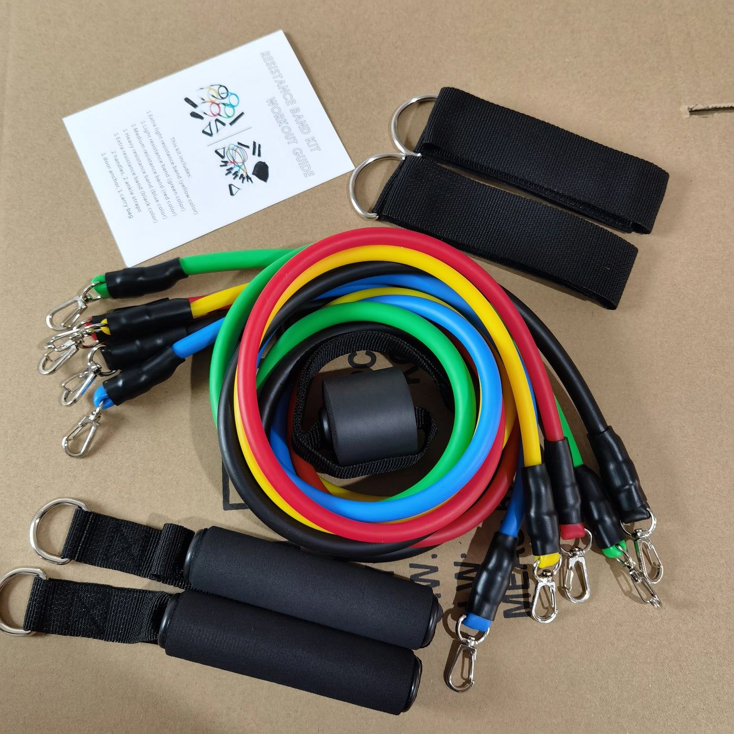 11-Piece Resistance Band Set Full Body Home Gym & Fitness Equipment - Impact Core Fitness