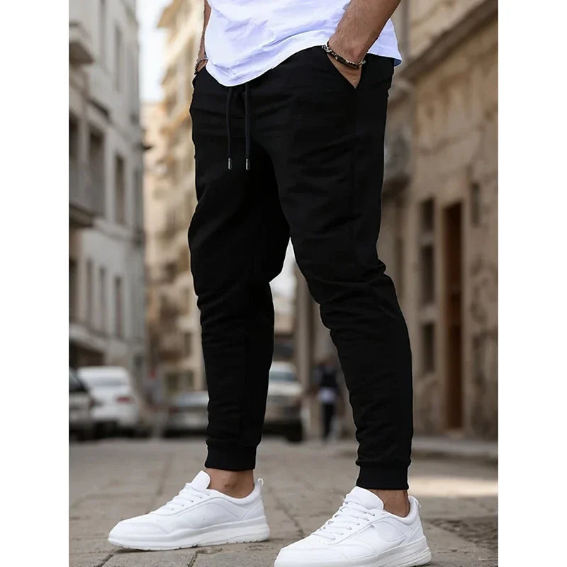 Summer Men's Joggers Ideal for Running Fitness Breathable Sweatpants for Workout Fashion Casual Trousers - Impact Core Fitness