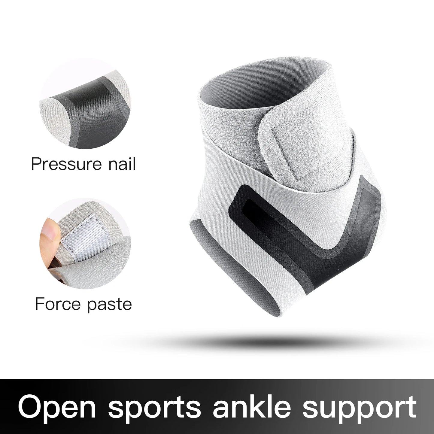 Adjustable Ankle Support Brace Anti-Sprain Pressure Sleeve for Sports - Impact Core Fitness