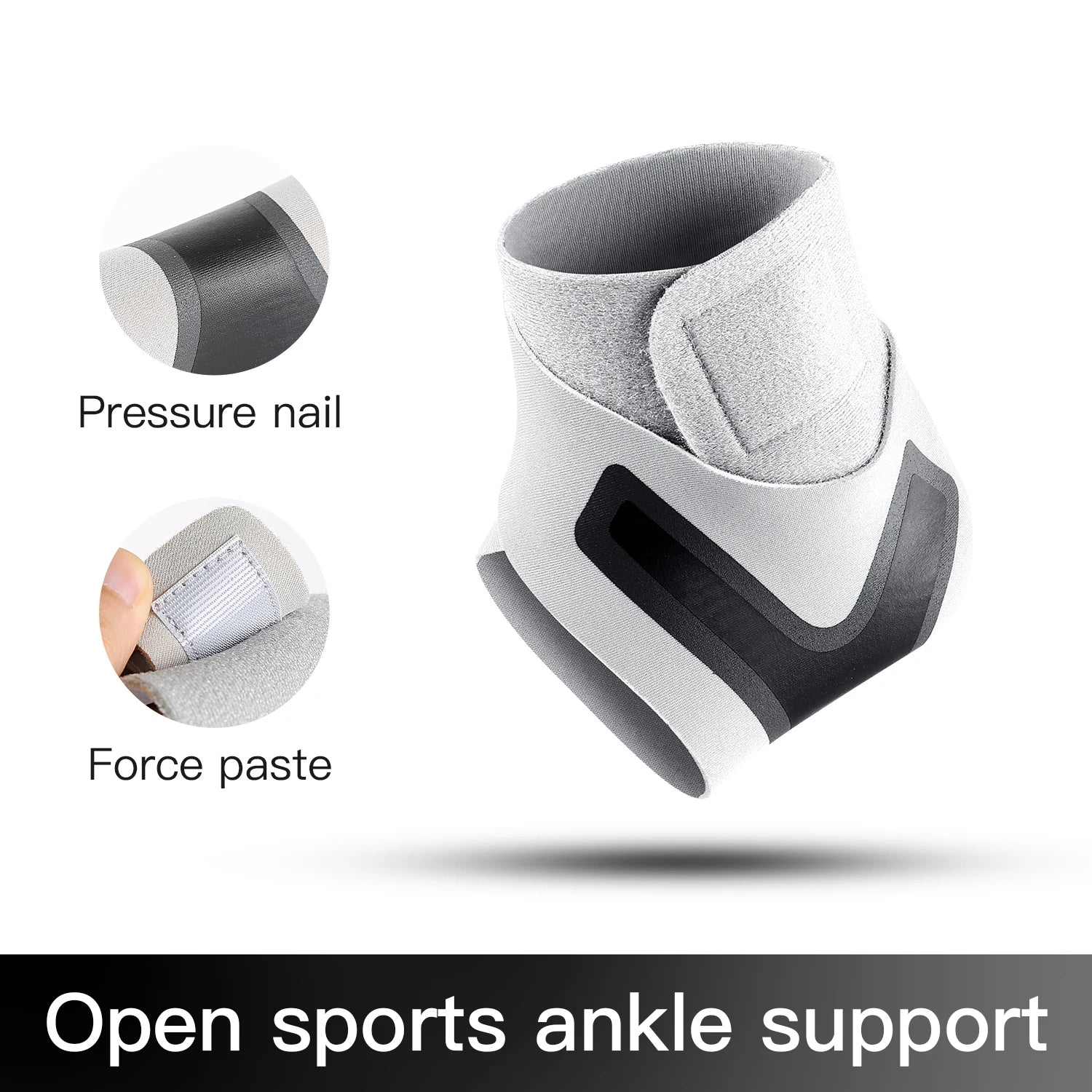 Adjustable Ankle Support Brace Anti-Sprain Pressure Sleeve for Sports - Impact Core Fitness