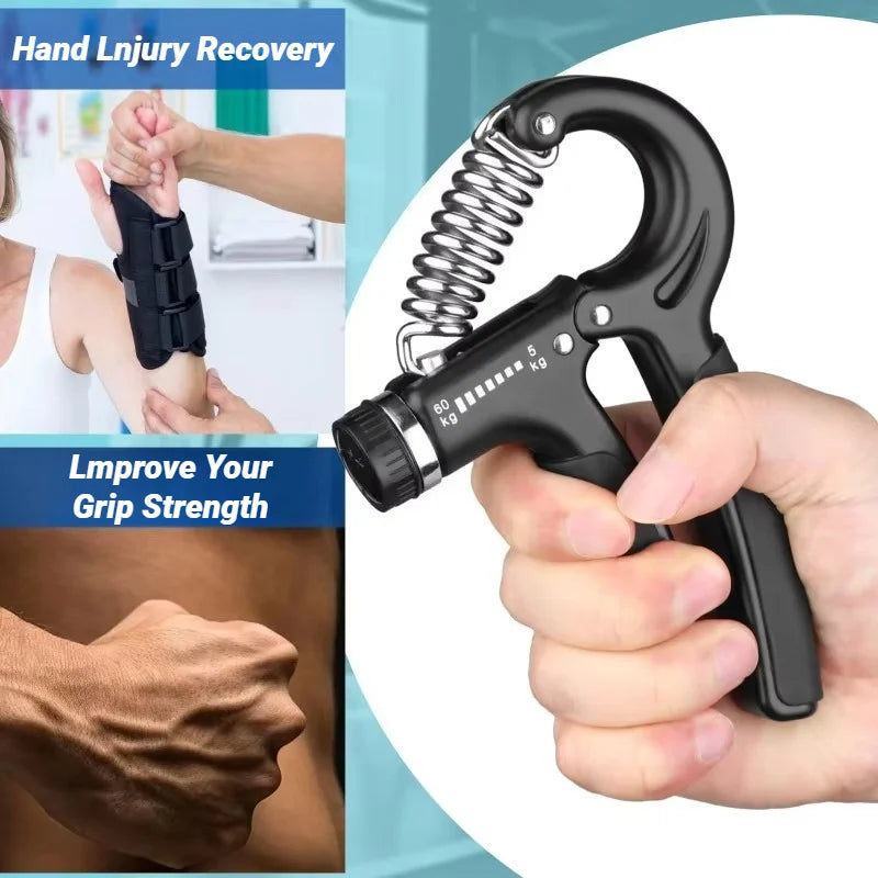 Adjustable Hand Grip Strengthener (5-60KG) Forearm Exerciser & Gripper - Impact Core Fitness