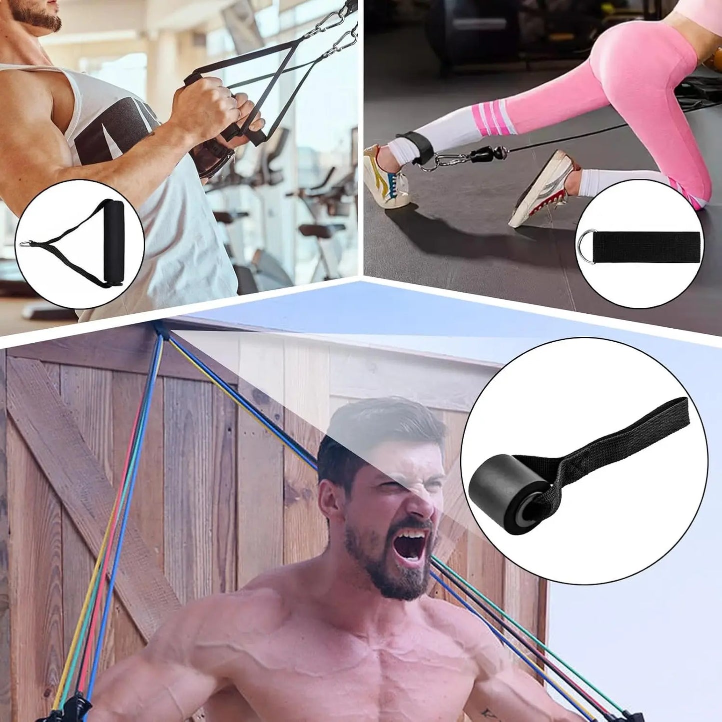 11-Piece Resistance Band Set Full Body Home Gym & Fitness Equipment - Impact Core Fitness