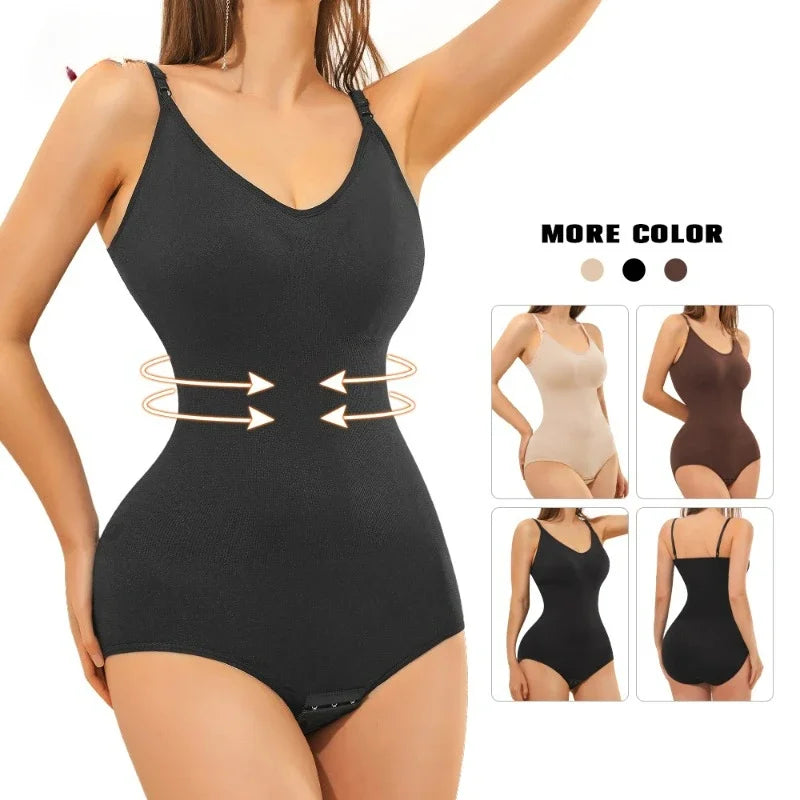 Women's Tummy Control Bodysuit Full Body Shaper & Waist Trainer