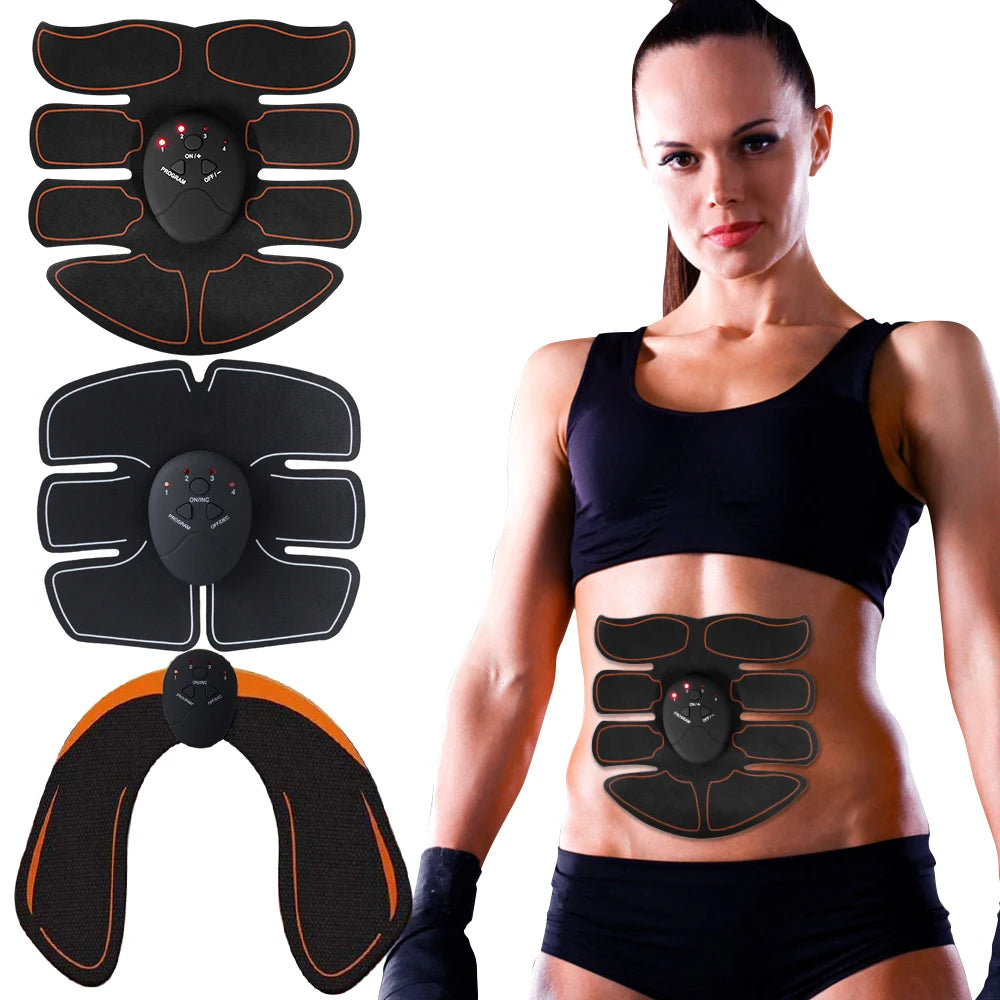Wireless EMS Muscle Stimulator Abs & Hip Trainer for Home Workout Toning - Impact Core Fitness