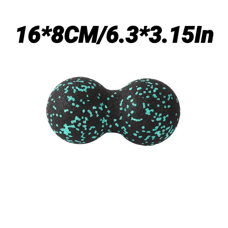 High-Density Peanut Massage Ball Deep Tissue Myofascial Release for Back & Spine - Impact Core Fitness