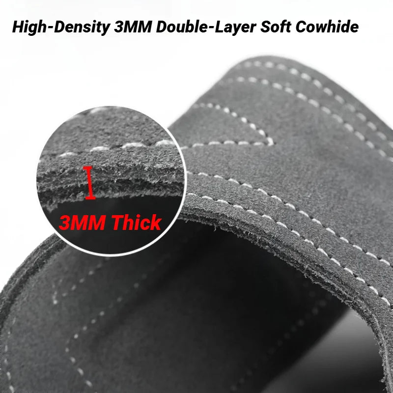 Cowhide Weight Lifting Grip Pads Non-Slip Gym Gloves with Wrist Support - Impact Core Fitness