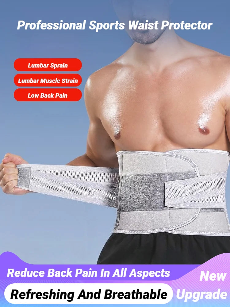 Adjustable Lumbar Support Belt Back Brace for Gym & Pain Relief - Impact Core Fitness