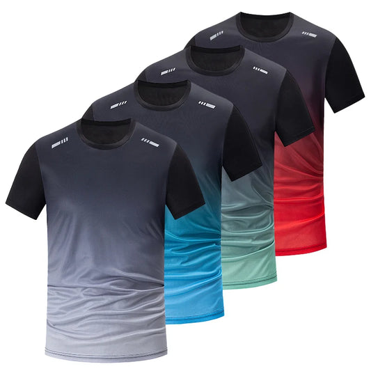Men's Athletic Quick Dry Performance T-Shirts - Breathable Sports Workout Tees - Impact Core Fitness