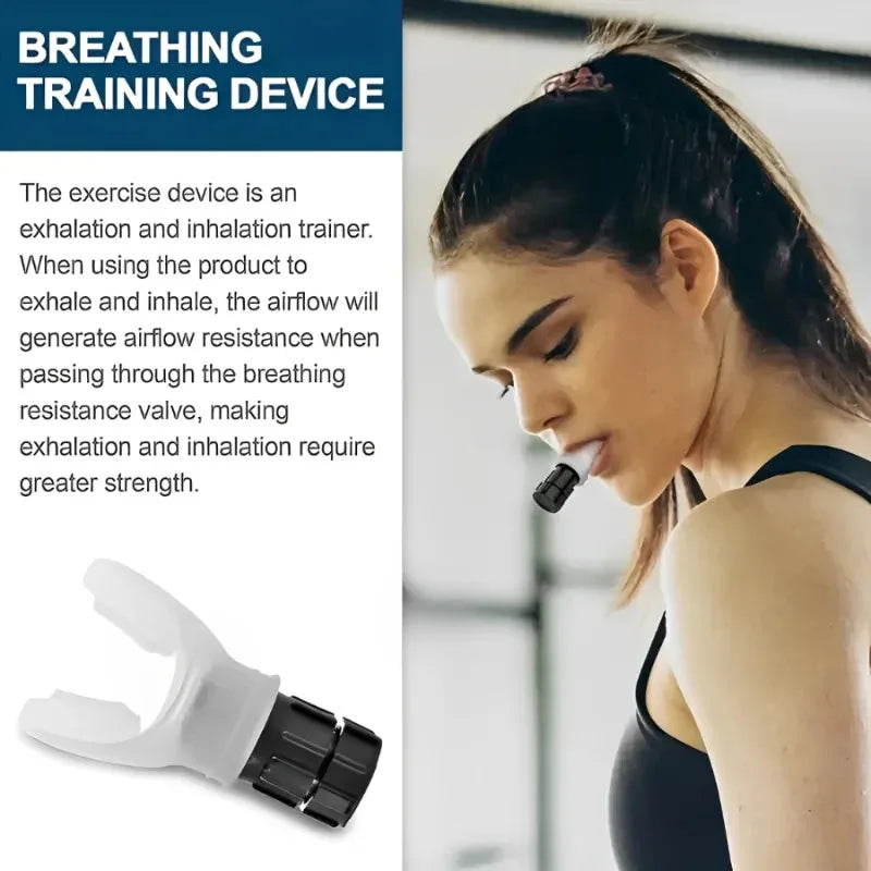Adjustable Breathing Exerciser Respiratory Lung Trainer for Fitness & Rehab - Impact Core Fitness