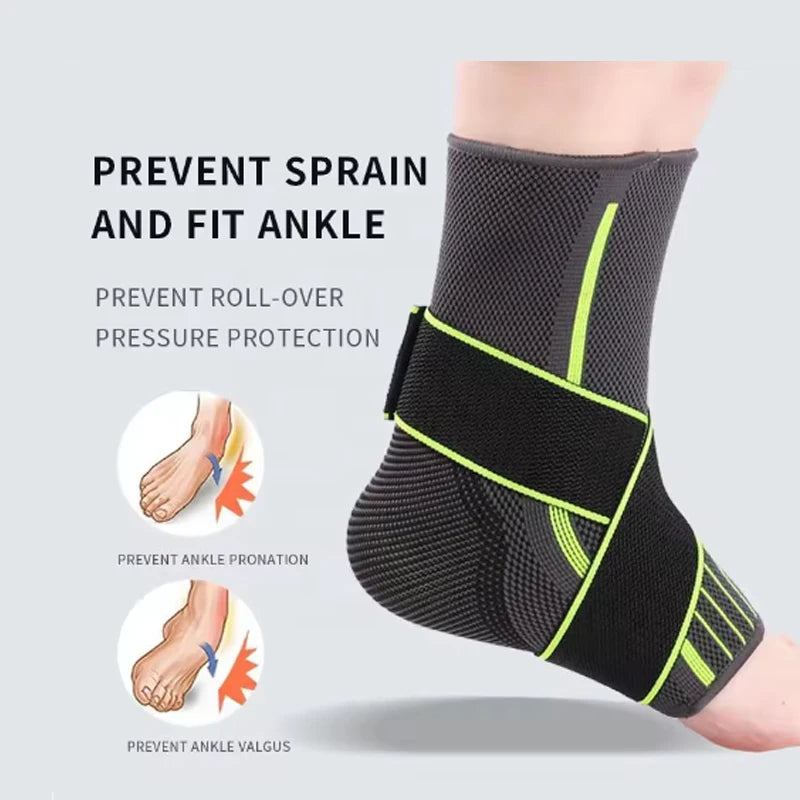 Compression Ankle Support Sleeve Breathable Brace for Sports, Running & Injury Recovery - Impact Core Fitness