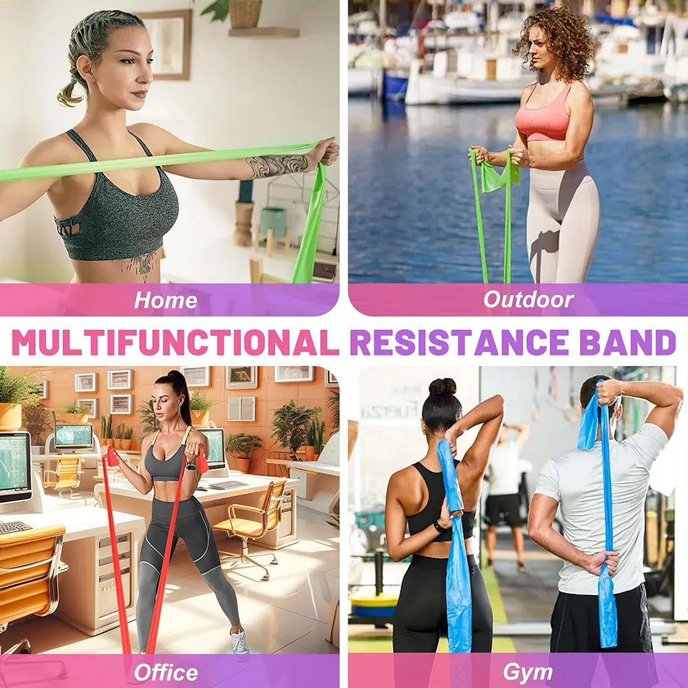 Resistance Loop Bands for Exercise Yoga Pilates & Physical Therapy Straps - Impact Core Fitness