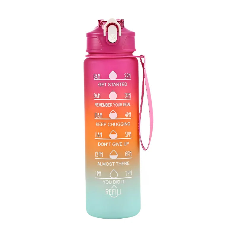 800ML Leakproof Sports Water Bottle BPA-Free Plastic Gym Drinking Cup - Impact Core Fitness
