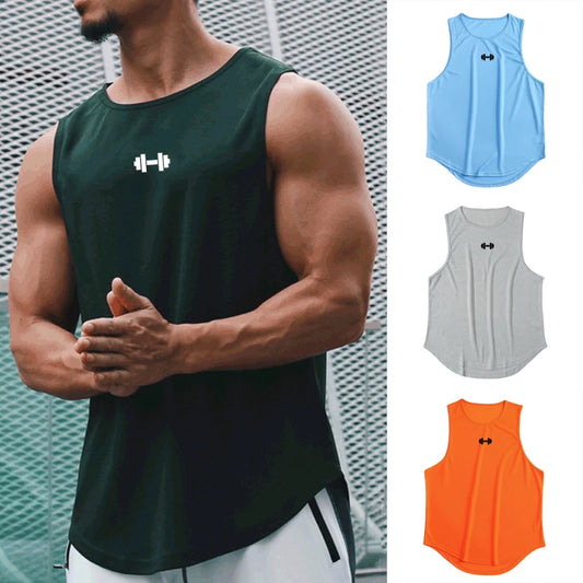 Men's Quick Dry Gym Workout Vest Tank Top for Athletic Fitness Training - Impact Core Fitness