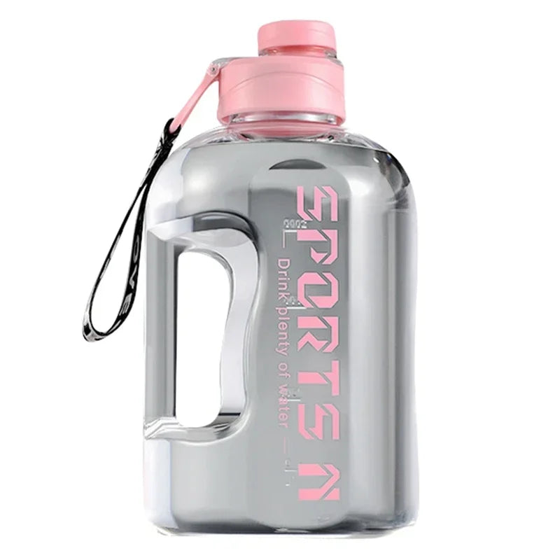 Large Motivational Water Bottle (1.7L/2.7L) BPA-Free Gym Jug with Time Marker - Impact Core Fitness