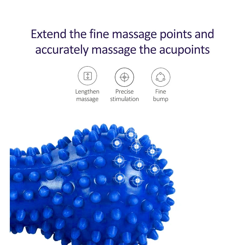 Spiky Peanut Massage Ball Deep Tissue Massager for Back, Foot & Fascia Release - Impact Core Fitness