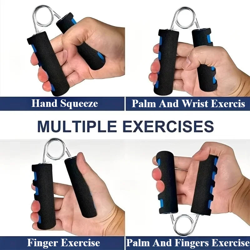 Sponge Grip Hand Strengthener Spring Finger & Forearm Exerciser - Impact Core Fitness