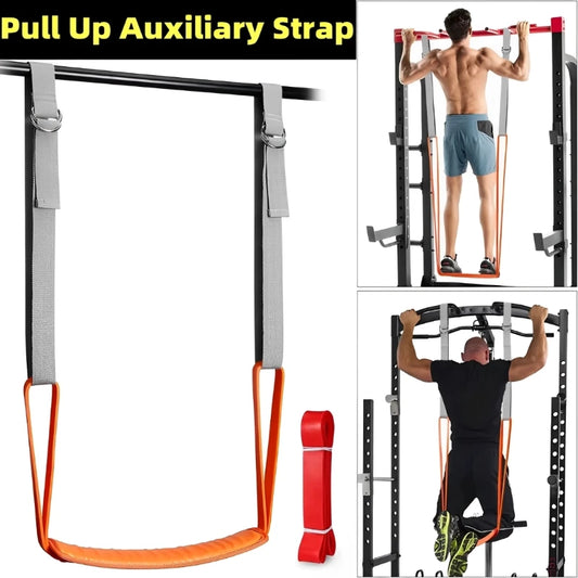 Adjustable Pull-Up Assist Bands Set Home Gym Chin-Up & Stretching Strap - Impact Core Fitness