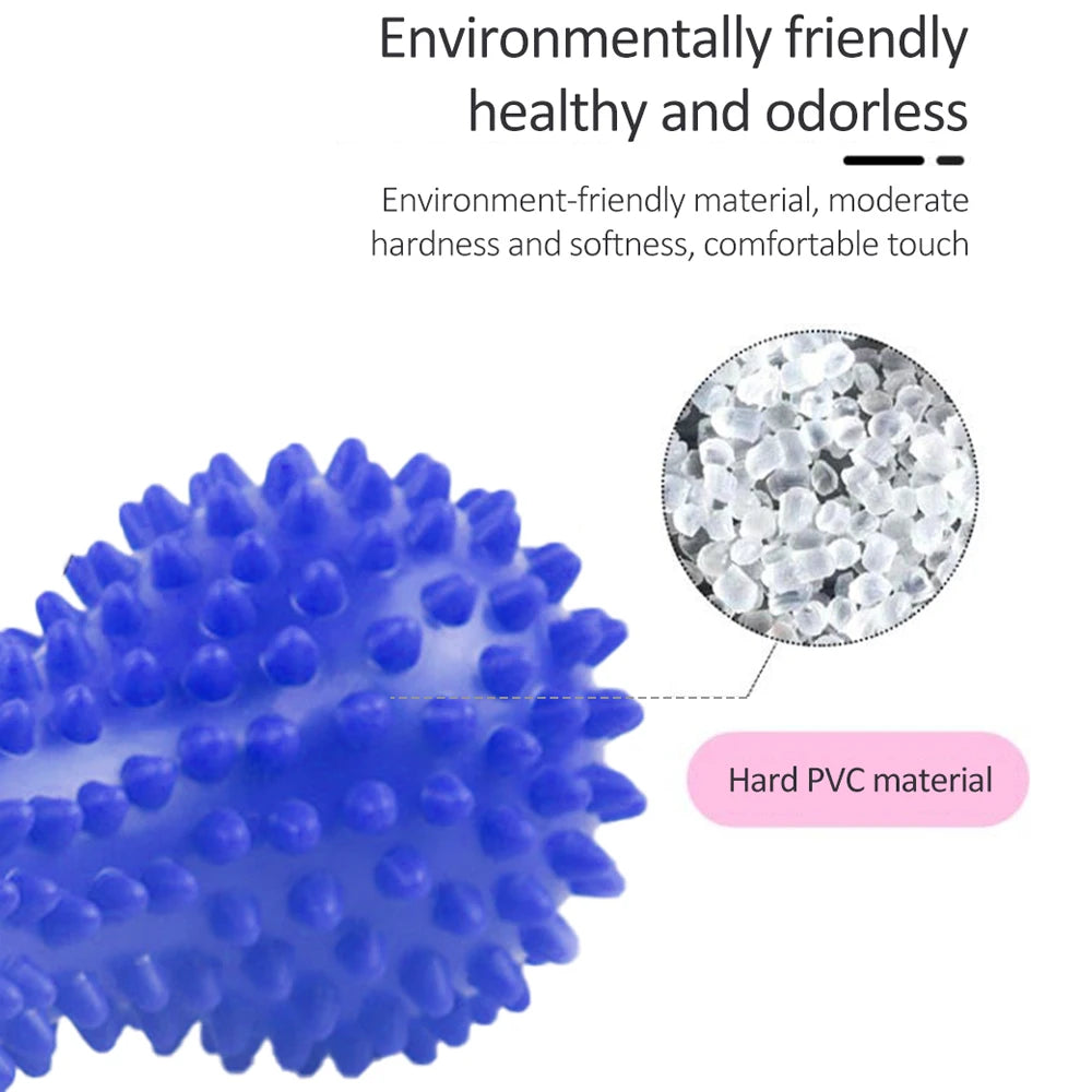 Spiky Peanut Massage Ball Deep Tissue Massager for Back, Foot & Fascia Release - Impact Core Fitness