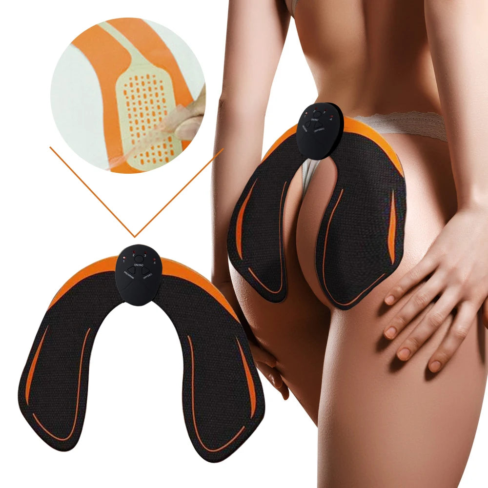 Wireless EMS Muscle Stimulator Abs & Hip Trainer for Home Workout Toning - Impact Core Fitness