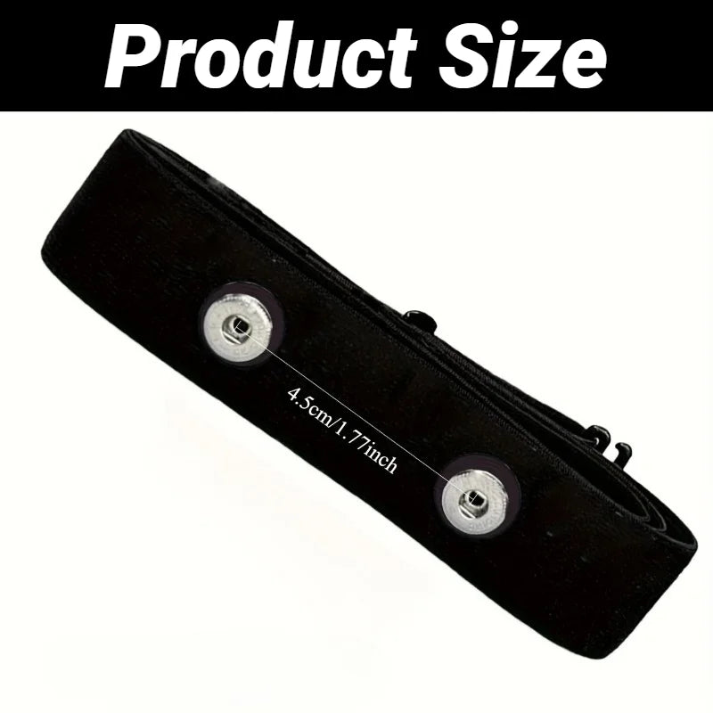 Universal Heart Rate Monitor Replacement Strap For Polar, Wahoo, Garmin Sensors - Impact Core Fitness