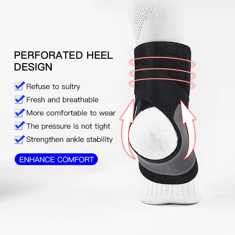 Adjustable Ankle Support Brace Anti-Sprain Pressure Sleeve for Sports - Impact Core Fitness