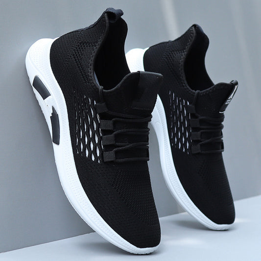 Men's Breathable Mesh Casual Lifestyle Trainers Lightweight & Versatile Everyday Footwear - Impact Core Fitness